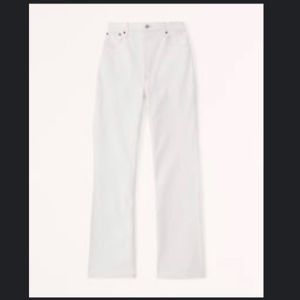 Curve love white high waisted jeans